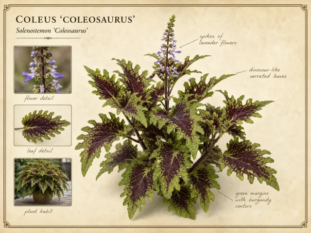 Coleus 'Coleosaurus'