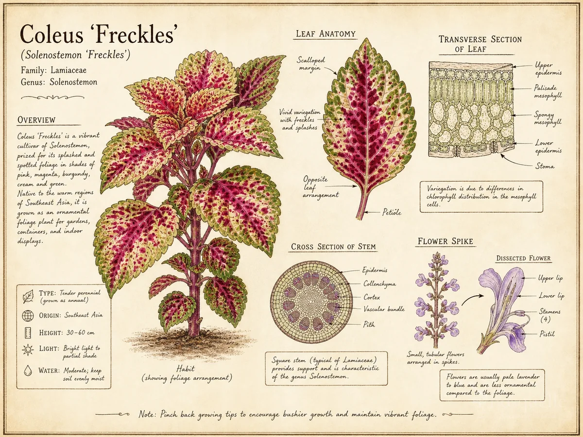 Coleus 'Freckles'