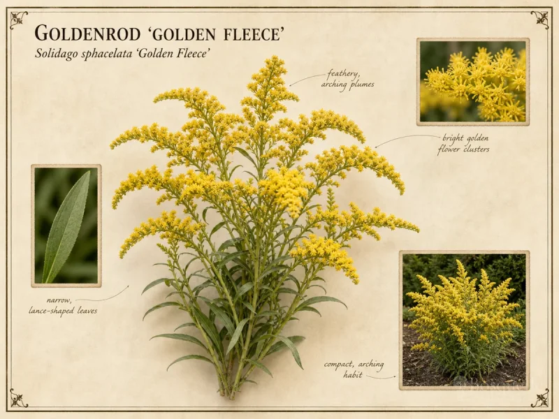 Goldenrod ‘Golden Fleece’ (Solidago sphacelata ‘Golden Fleece’)