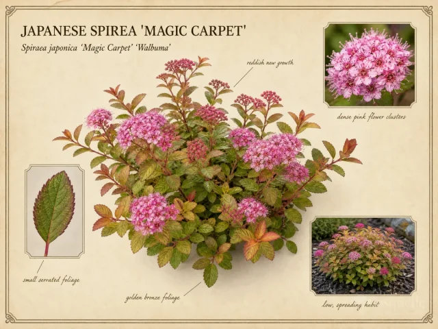 Japanese Spirea 'Magic Carpet'