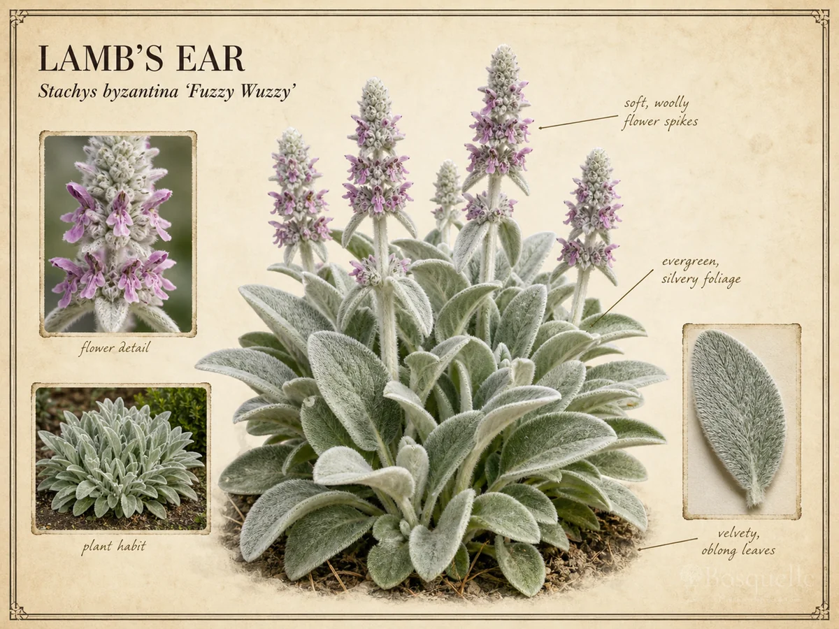 Lamb’s Ear (Stachys byzantina ‘Fuzzy Wuzzy’)