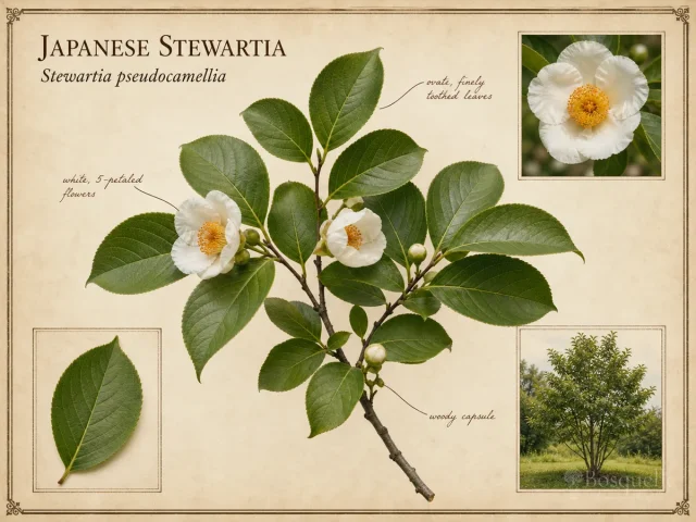 Japanese stewartia (Stewartia pseudocamellia)