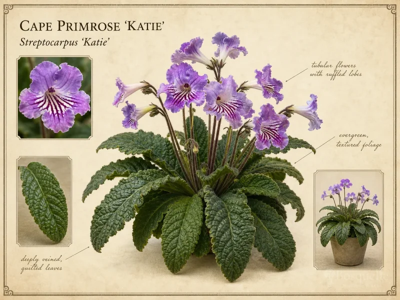 Cape Primrose ‘Katie’ (Streptocarpus ‘Katie’)