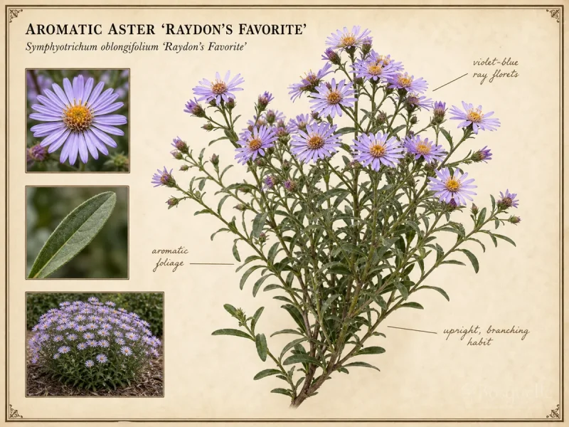 Aromatic Aster ‘Raydon’s Favorite’ (Symphyotrichum oblongifolium ‘Raydon’s Favorite’)