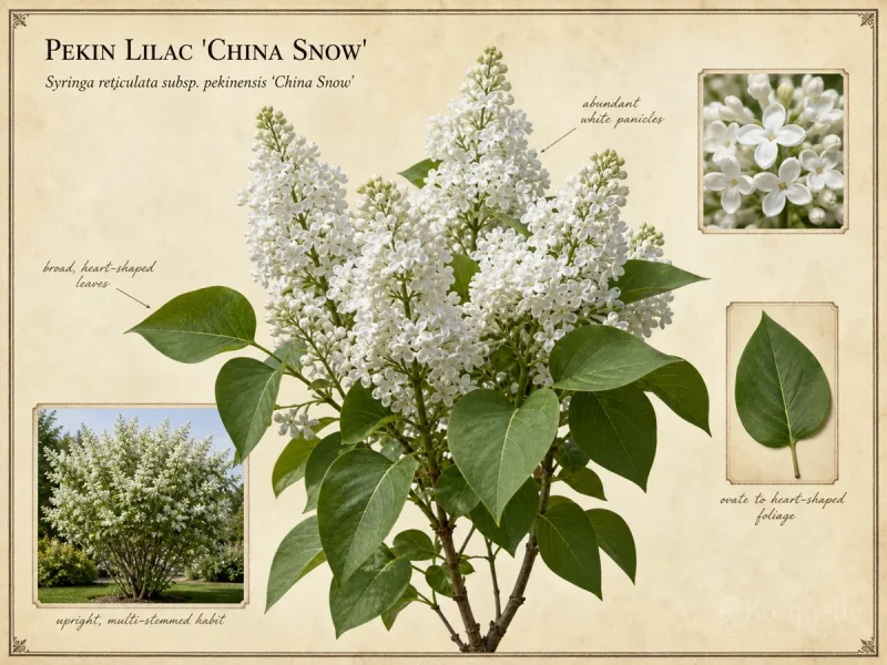 Pekin Lilac ‘China Snow’ (Syringa reticulata subsp. pekinensis ‘China Snow’)