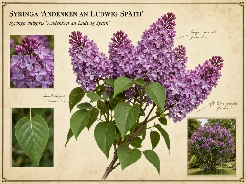 Syringa ‘Andenken an Ludwig Späth’ (Syringa vulgaris ‘Andenken an Ludwig Spath’)
