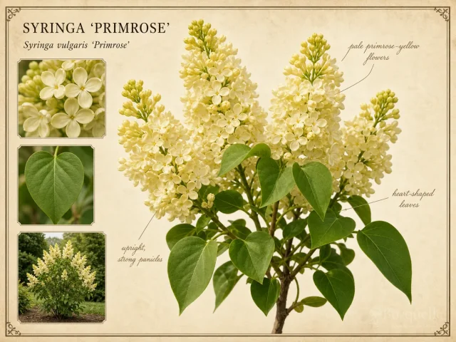 Syringa ‘Primrose’ (Syringa vulgaris ‘Primrose’)