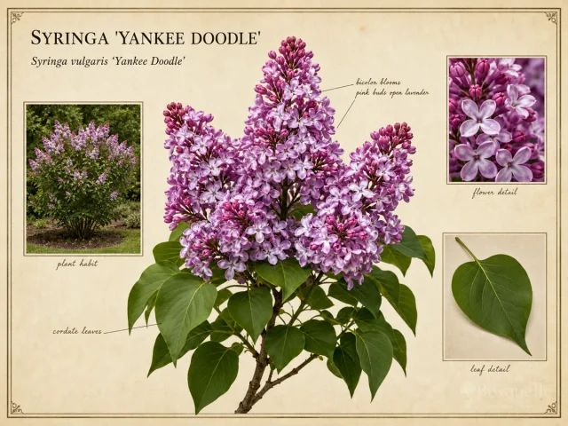 Syringa ‘Yankee Doodle’ (Syringa vulgaris ‘Yankee Doodle’)
