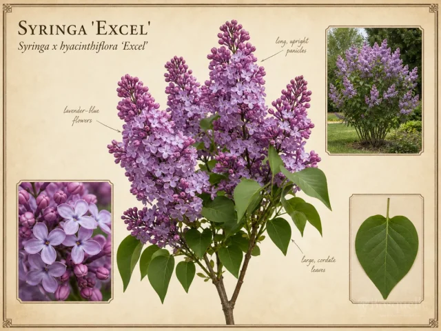 Syringa ‘Excel’ (Syringa x hyacinthiflora ‘Excel’)
