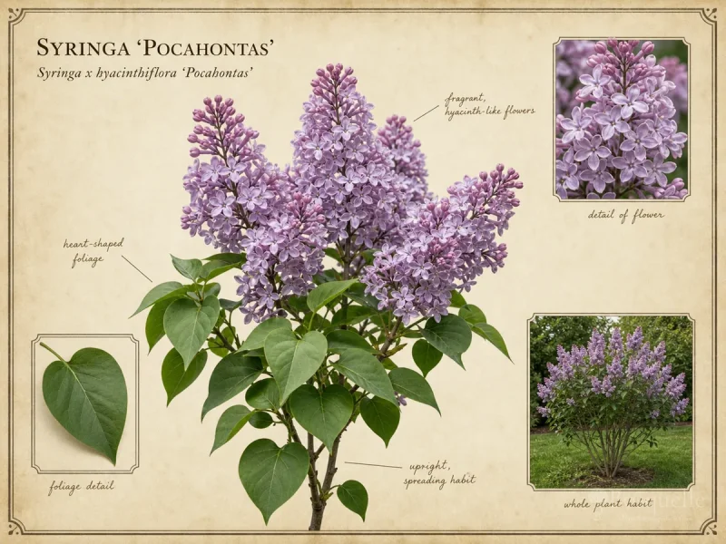 Syringa ‘Pocahontas’ (Syringa x hyacinthiflora ‘Pocahontas’)