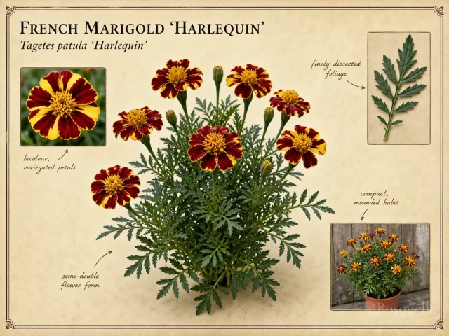 French Marigold ‘Harlequin’ (Tagetes patula ‘Harlequin’)