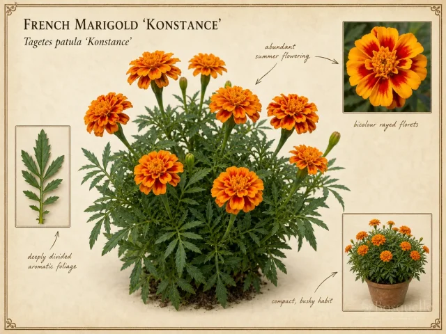 French Marigold ‘Konstance’ (Tagetes patula ‘Konstance’)