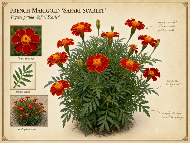 French Marigold 'Safari Scarlet'