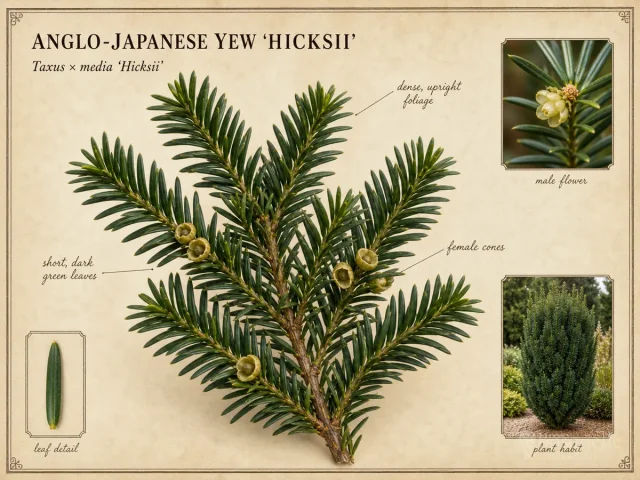 Anglo-Japanese Yew 'Hicksii'