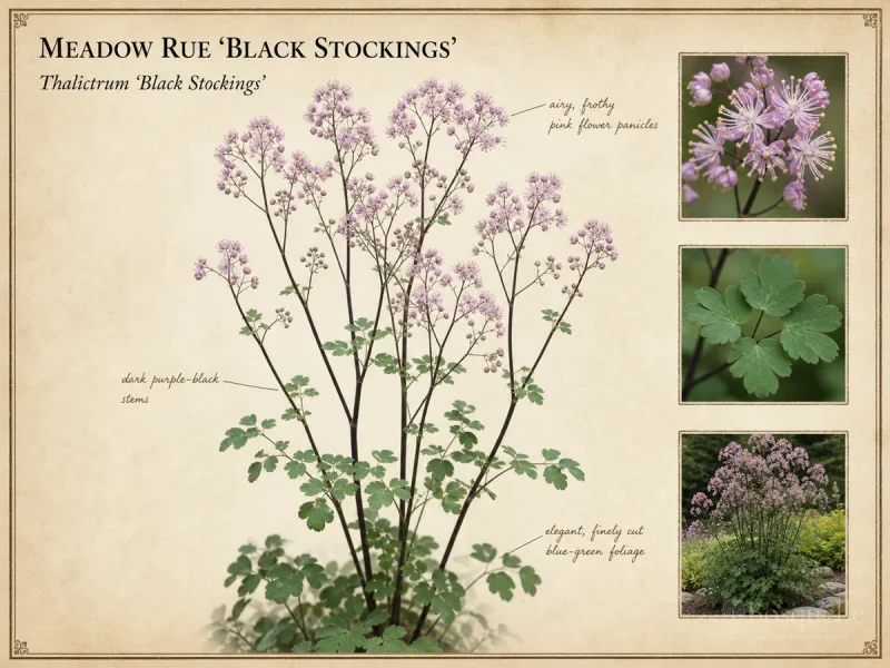 Meadow Rue ‘Black Stockings’ (Thalictrum ‘Black Stockings’)