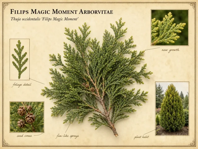 Filips Magic Moment Arborvitae (Thuja occidentalis ‘Filips Magic Moment’)