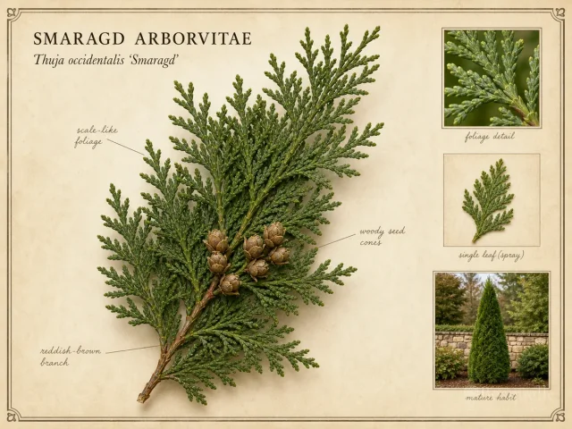 Smaragd Arborvitae (Thuja occidentalis ‘Smaragd’)