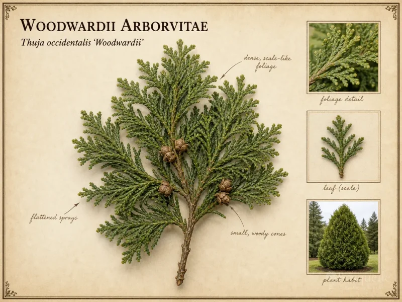 Woodwardii Arborvitae (Thuja occidentalis ‘Woodwardii’)