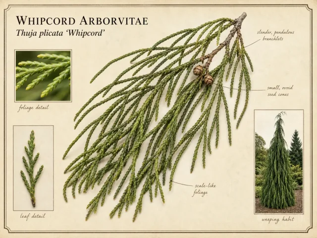 Whipcord Arborvitae (Thuja plicata ‘Whipcord’)
