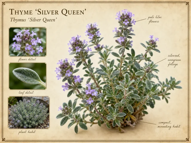 Thyme ‘Silver Queen’ (Thymus ‘Silver Queen’)