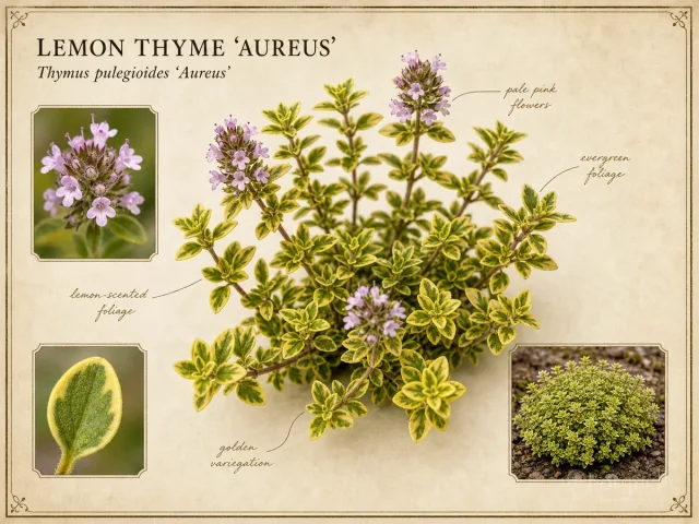 Lemon Thyme ‘Aureus’ (Thymus pulegioides ‘Aureus’)