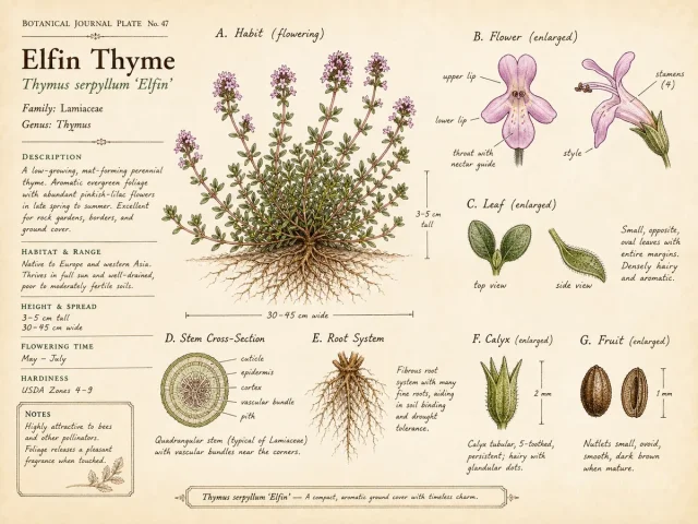 Elfin Thyme (Thymus serpyllum ‘Elfin’)