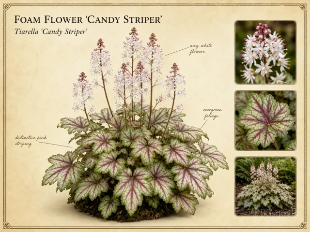 Foam Flower 'Candy Striper'