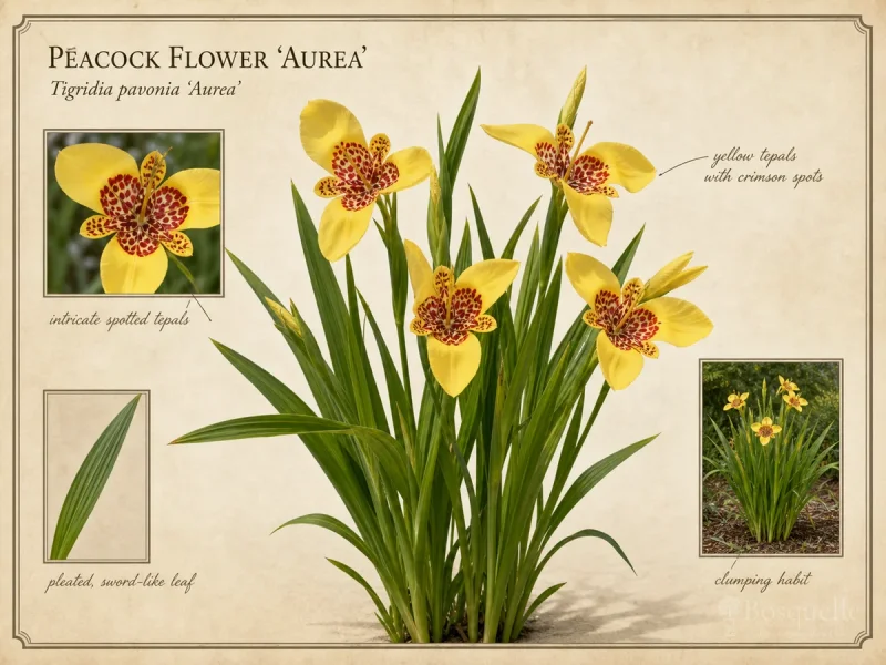Peacock Flower ‘Aurea’ (Tigridia pavonia ‘Aurea’)