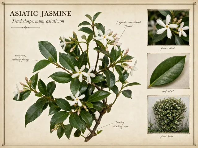 Asiatic Jasmine (Trachelospermum asiaticum)