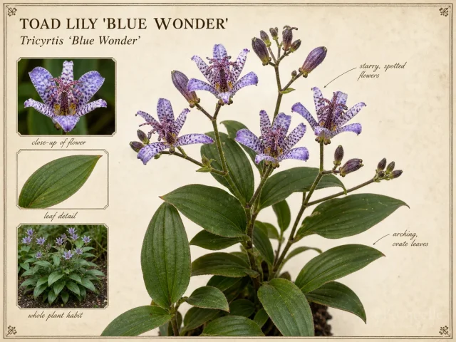 Toad Lily ‘Blue Wonder’ (Tricyrtis ‘Blue Wonder’)