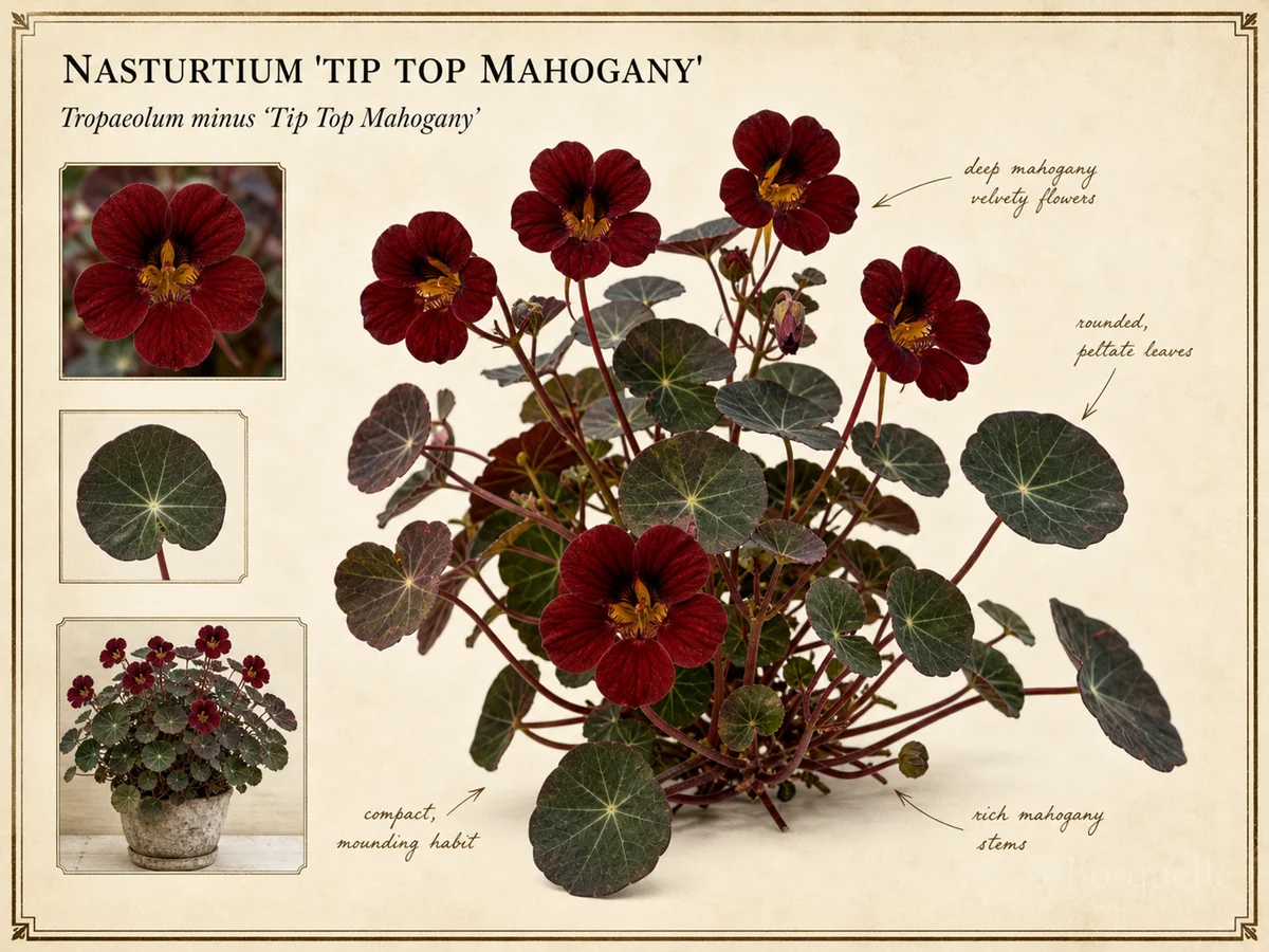 Nasturtium 'Tip Top Mahogany'