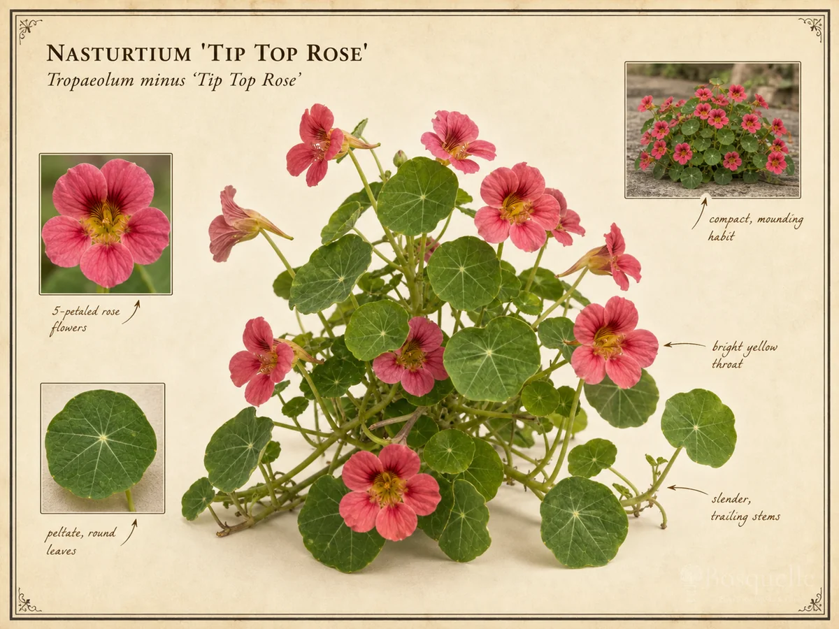 Nasturtium 'Tip Top Rose'