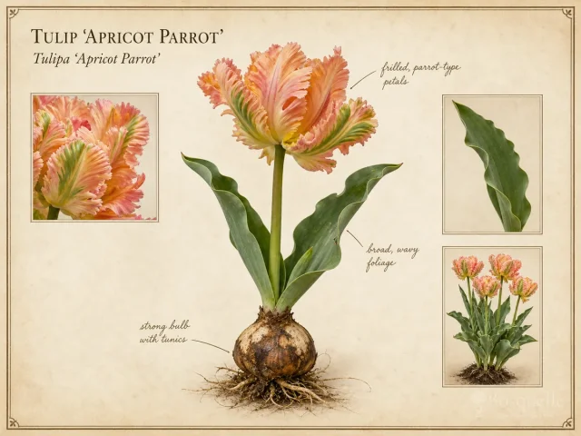 Tulip 'Apricot Parrot'