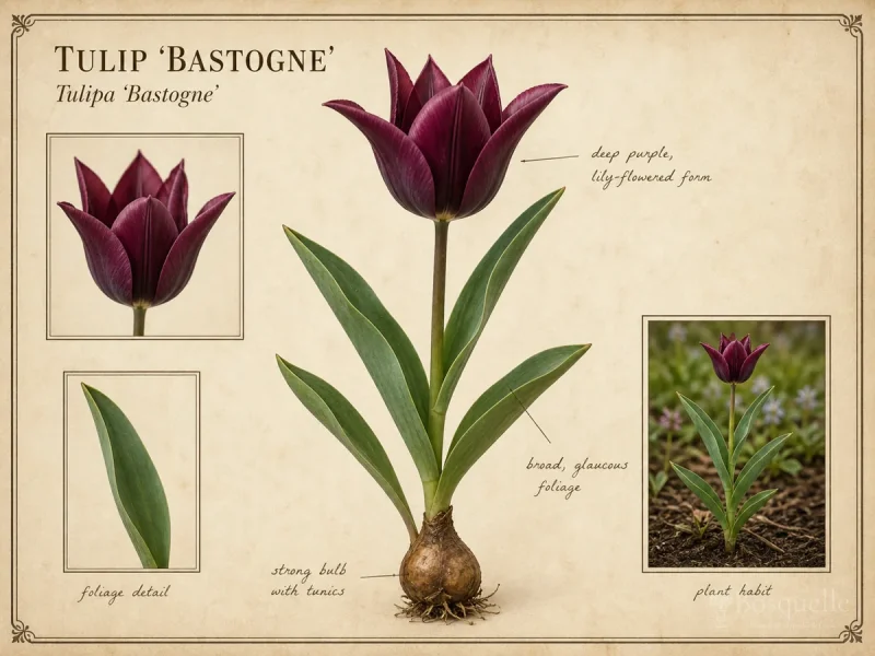 Tulip ‘Bastogne’ (Tulipa ‘Bastogne’)