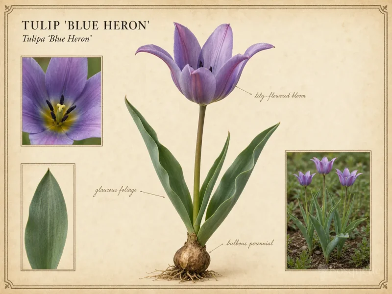 Tulip ‘Blue Heron’ (Tulipa ‘Blue Heron’)