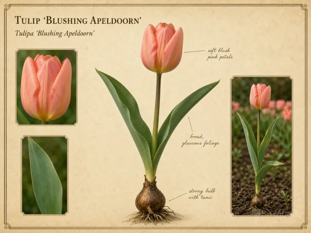 Tulip 'Blushing Apeldoorn'