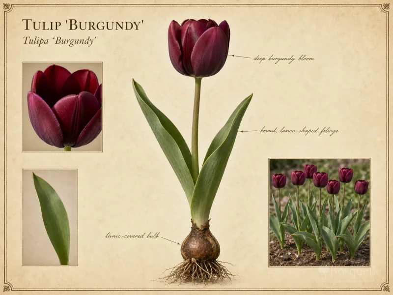 Tulip ‘Burgundy’ (Tulipa ‘Burgundy’)
