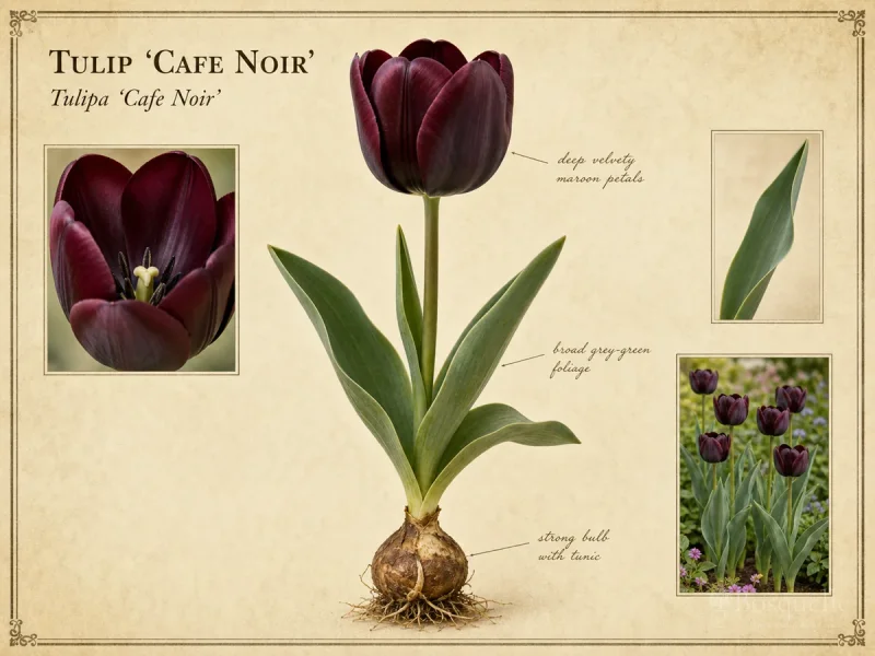 Tulip ‘Cafe Noir’ (Tulipa ‘Cafe Noir’)