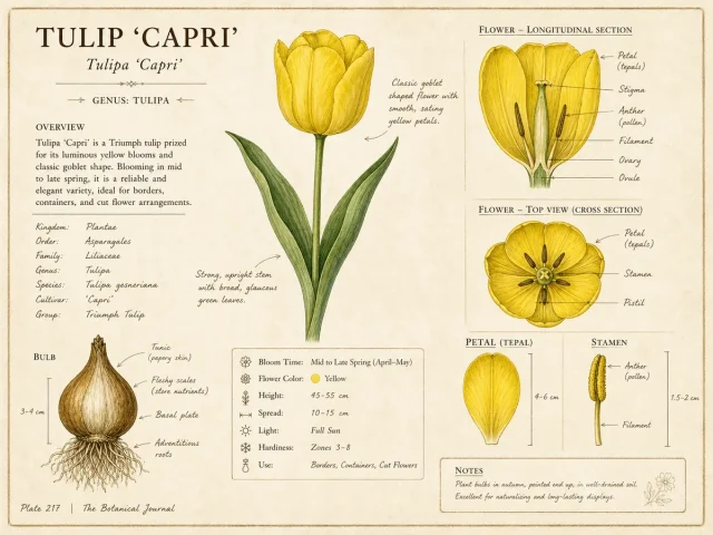 Tulip ‘Capri’ (Tulipa ‘Capri’)