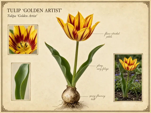 Tulip ‘Golden Artist’ (Tulipa ‘Golden Artist’)