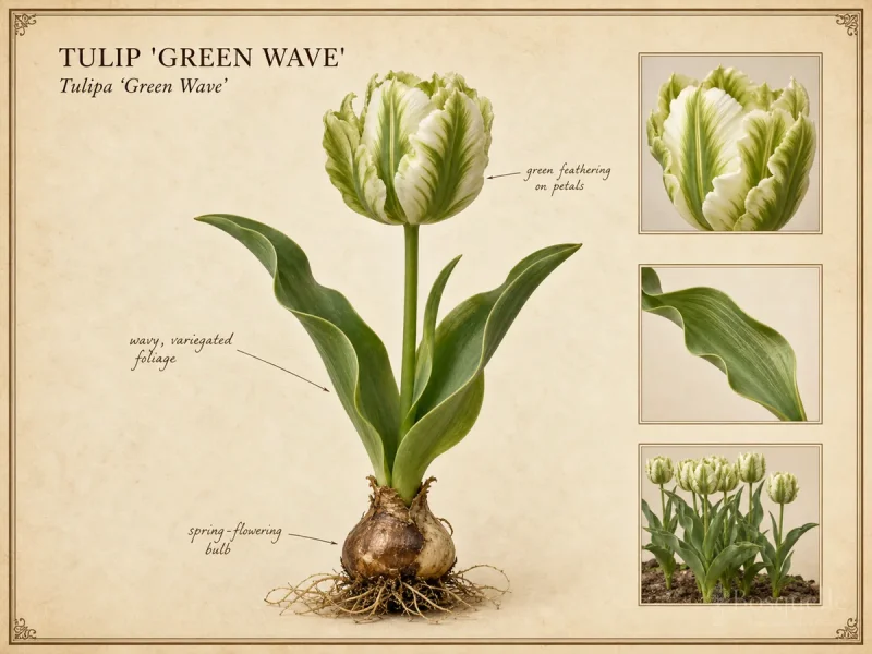 Tulip ‘Green Wave’ (Tulipa ‘Green Wave’)