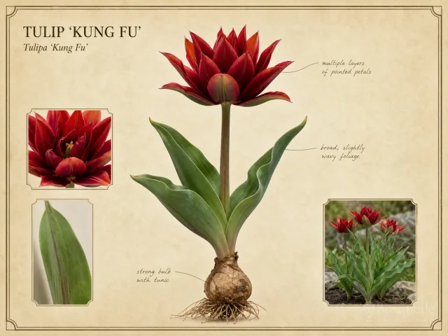 Tulip ‘Kung Fu’ (Tulipa ‘Kung Fu’)
