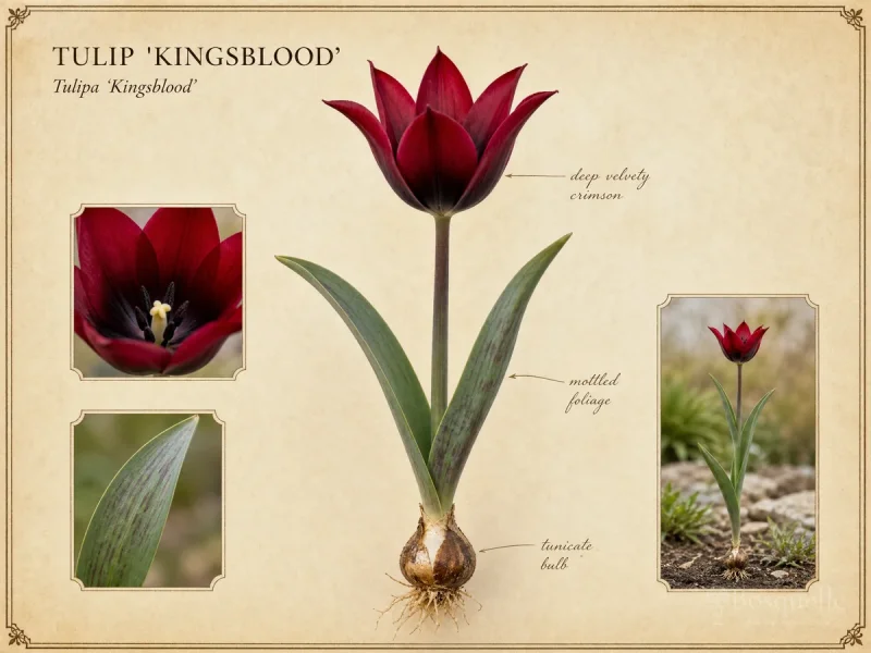 Tulip ‘Kingsblood’ (Tulipa ‘Kingsblood’)