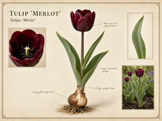 Tulip 'Merlot'