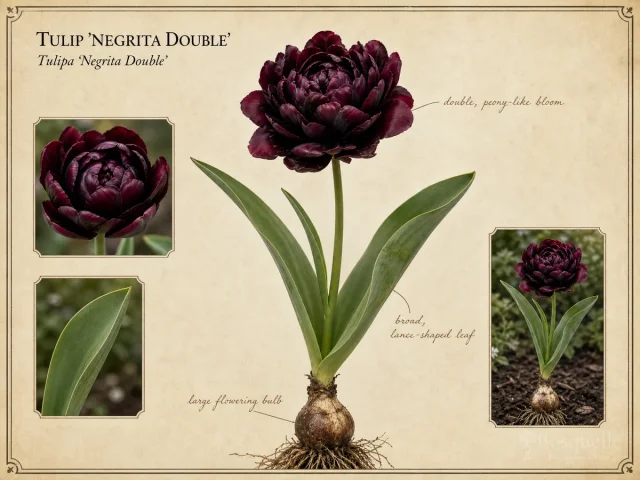 Tulip ‘Negrita Double’ (Tulipa ‘Negrita Double’)