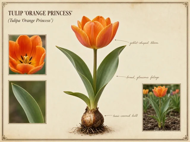 Tulip 'Orange Princess'