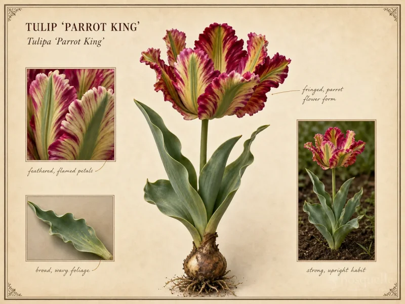 Tulip ‘Parrot King’ (Tulipa ‘Parrot King’)