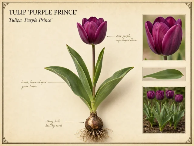 Tulip ‘Purple Prince’ (Tulipa ‘Purple Prince’)