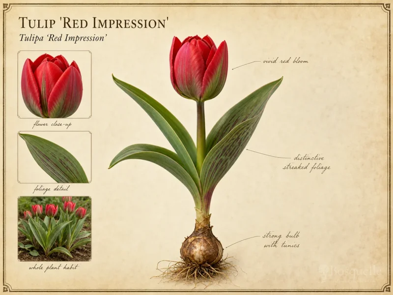 Tulip ‘Red Impression’ (Tulipa ‘Red Impression’)