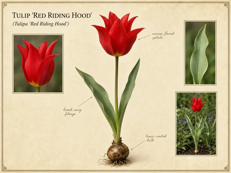 Tulip ‘Red Riding Hood’ (Tulipa ‘Red Riding Hood’)
